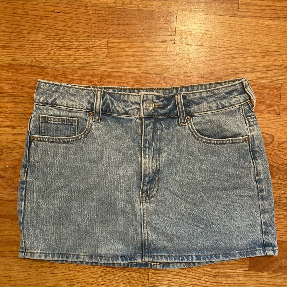 PacSun Light Blue Denim Skirt